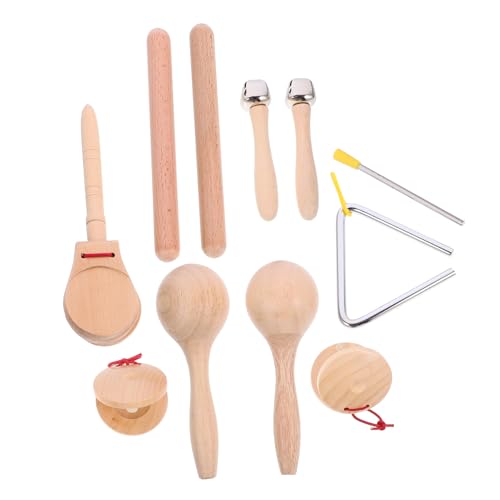 VANZACK 1 Satz Holz Musikinstrumente für Percussion Instrumente Set mit Rhythmus Stick und Maraca für Kleinkinder Jahre für Drinnen und Draußen Fördert Rhythmusgefühl und Kreativität VANZACK 1 Satz Holz Musikinstrumente für Percussion Instrumente Set mit Rhythmus Stick und Maraca für Kleinkinder Jahre für Drinnen und Draußen Fördert Rhythmusgefühl und Kreativität von VANZACK