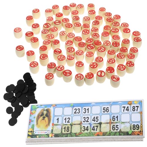 VANZACK 1 Satz Holz Russian Lotto Spielset Familienspiel für Erwachsene Langlebige Zahlenspielkarten Tragbar für Partys Fördert Logisches und Konzentration Durchmesser VANZACK 1 Satz Holz Russian Lotto Spielset Familienspiel für Erwachsene Langlebige Zahlenspielkarten Tragbar für Partys Fördert Logisches und Konzentration Durchmesser von VANZACK