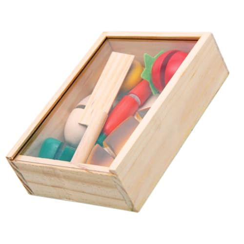 VANZACK 1 Satz Holzspielzeug mit Früchten zum Schneiden für Teiliges Lernspielzeug für Spielküche Sicheres und Robustes Zubehör für Kleinkinder für Fantasievolles und Frühe Bildung VANZACK 1 Satz Holzspielzeug mit Früchten zum Schneiden für Teiliges Lernspielzeug für Spielküche Sicheres und Robustes Zubehör für Kleinkinder für Fantasievolles und Frühe Bildung von VANZACK