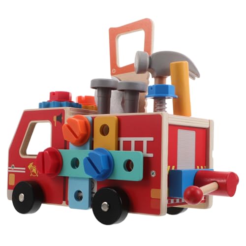 VANZACK 1 Satz Holzwerkzeugset Für Kinder: Montessori-bauwagen-Spielzeug Für Kleinkinder, Pädagogisches Mint-lernset, Rollenspiel-werkzeugbank VANZACK 1 Satz Holzwerkzeugset Für Kinder: Montessori-bauwagen-Spielzeug Für Kleinkinder, Pädagogisches Mint-lernset, Rollenspiel-werkzeugbank von VANZACK