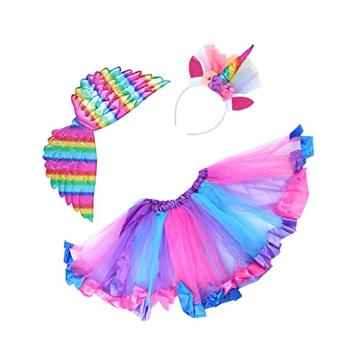 VANZACK 1 Satz Kostümset für Tüllrock Haarreif Lustiges Party Outfit mit Flügeln für Karneval Cosplay Aufführungen VANZACK 1 Satz Kostümset für Tüllrock Haarreif Lustiges Party Outfit mit Flügeln für Karneval Cosplay Aufführungen von VANZACK