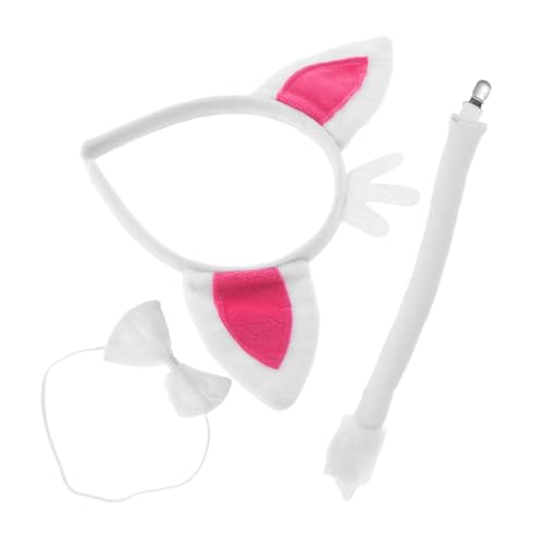 VANZACK 1 Satz Kostümset mit Fuchsohren Verstellbares Stirnband mit Fliege für Cosplay Bühnenaufführungen für Halloween Partys von VANZACK