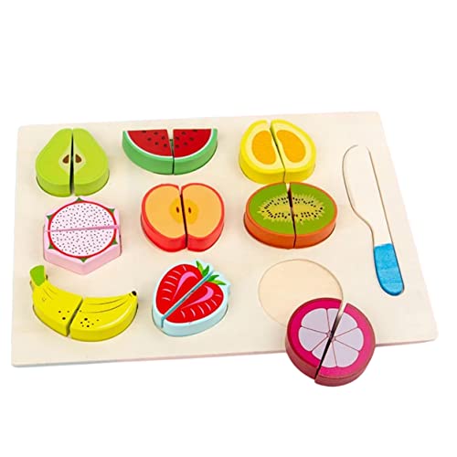 VANZACK 1 Satz Obst Schneideset für Cartoon Früchte Puzzle Sicher und Lehrreich für Kleinkinder und Junge Mädchen VANZACK 1 Satz Obst Schneideset für Cartoon Früchte Puzzle Sicher und Lehrreich für Kleinkinder und Junge Mädchen von VANZACK