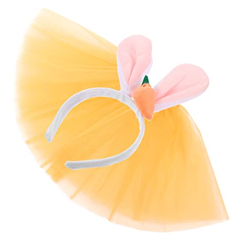VANZACK 1 Satz Osterhasen Haarreif mit Tutu Rock Teiliges für Ostern Geburtstagsfeiern Fotoshootings Niedliches Hasenkostüm Zubehör VANZACK 1 Satz Osterhasen Haarreif mit Tutu Rock Teiliges für Ostern Geburtstagsfeiern Fotoshootings Niedliches Hasenkostüm Zubehör von VANZACK