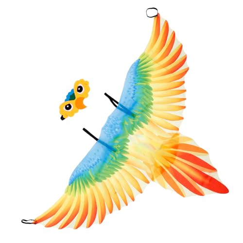 VANZACK 1 Satz Papageienflügeln und Kopfschmuck für Halloween Vogelkostüm Leicht und Einfach Anzuziehen für Kostümpartys und Aufführungen Fördert Kreativität und Bewegung VANZACK 1 Satz Papageienflügeln und Kopfschmuck für Halloween Vogelkostüm Leicht und Einfach Anzuziehen für Kostümpartys und Aufführungen Fördert Kreativität und Bewegung von VANZACK
