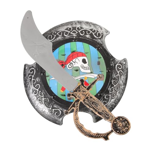 VANZACK 1 Satz Piraten Schild Set für Leichtes Kostümzubehör für Rollenspiele Realistische Designs Sichere Kunststoffmaterialien Kostümpartys Kreative VANZACK 1 Satz Piraten Schild Set für Leichtes Kostümzubehör für Rollenspiele Realistische Designs Sichere Kunststoffmaterialien Kostümpartys Kreative von VANZACK