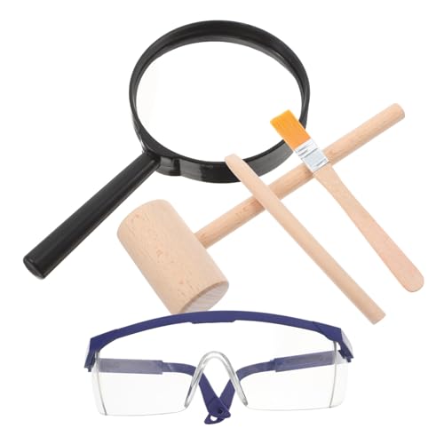 VANZACK 1 Set Archäologisches Ausgrabungsspielzeug Kleinkindspielzeug Manueller Hammer Schneeschaufelspielzeug Schlagspielzeug Grabspielzeug Kleinkind Grabspielzeug Grabwerkzeuge von VANZACK