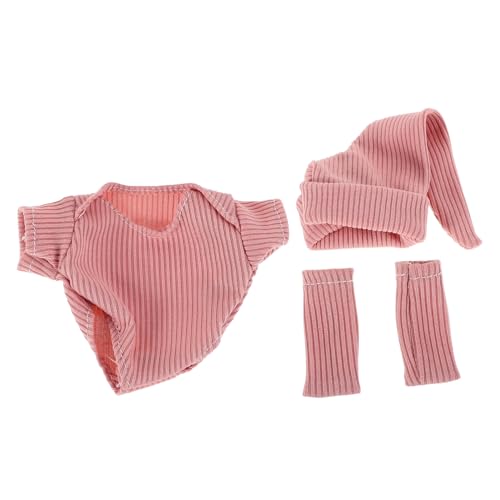 VANZACK 1 Set Babypuppen-Kleidungsset Für Mini-mädchenpuppen Für 18 cm Große Puppen. Enthält Puppenkleidung, Schuhe Und Mütze. Ideal Für Spielzeug-Babykleidung Und Zum Anziehen. von VANZACK