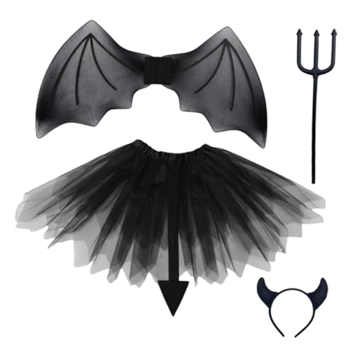 VANZACK 1 Set Halloween Party Kostüm Teufel Rollenspiel Requisiten Kinder Cosplay Kostüm von VANZACK