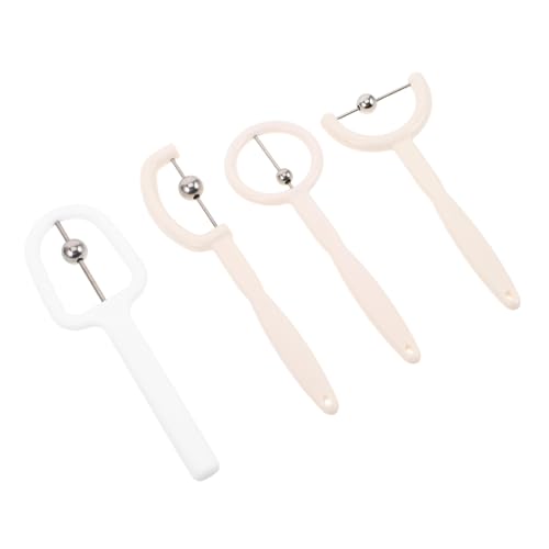 VANZACK 1 Set Zungentrainingsgerät Oral Training Tool Weiß Oral Stimulationswerkzeug Pp Gesichtsmuskeltrainer Edelstahl von VANZACK