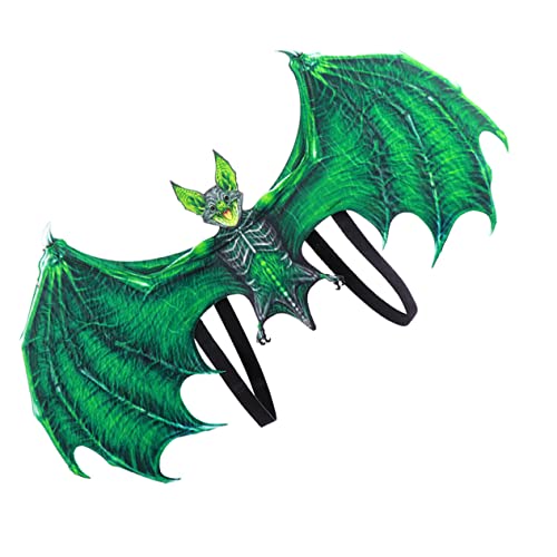 VANZACK 1 Stück Karneval Halloween Party Requisiten Fledermausflügel für Bühnenaufführungen Halloween Zubehör für Erwachsene Grün VANZACK 1 Stück Karneval Halloween Party Requisiten Fledermausflügel für Bühnenaufführungen Halloween Zubehör für Erwachsene Grün von VANZACK