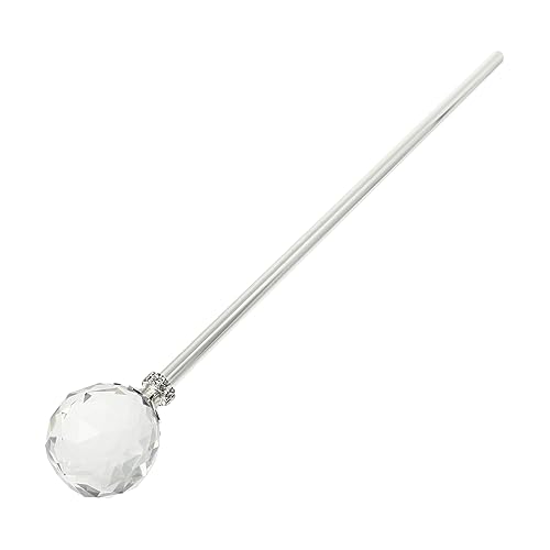 VANZACK 1 Stück Wasser Crystal Ball Gehstock Cosplay Requisite für Halloween Kostüm Silber VANZACK 1 Stück Wasser Crystal Ball Gehstock Cosplay Requisite für Halloween Kostüm Silber von VANZACK