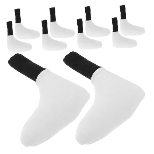 VANZACK 10 Stück Plüschpuppenzubehör Flexibles Puppenfußmodell Puppengelenk-Requisiten Mini-puppenfuß Puppenfüße Ersatz Babypuppenteile Ersatzpuppenfüße Puppenzubehör Machen Baumwolle von VANZACK