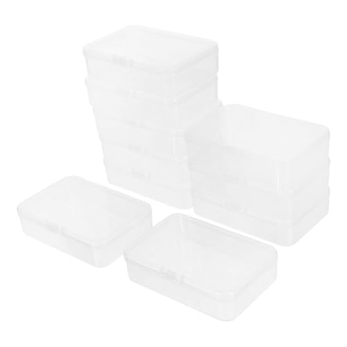VANZACK 10 Stück Spielkartenbox Transparent Kunststoff mit Deckel Praktischer Spielkartenhalter Kompakt und Leicht für Pokerkarten und Sammelkarten Tragbar für Unterwegs VANZACK 10 Stück Spielkartenbox Transparent Kunststoff mit Deckel Praktischer Spielkartenhalter Kompakt und Leicht für Pokerkarten und Sammelkarten Tragbar für Unterwegs von VANZACK