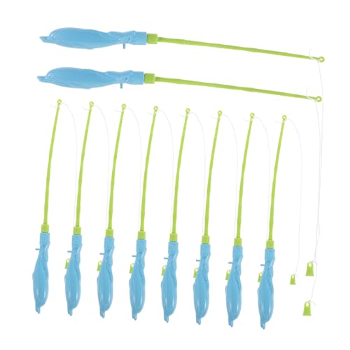 VANZACK 10 Stück Teiliges Angelspielset aus Leichtem Kunststoff mit Kindgerechten Motiven Motorikförderndes Angelspielzeug für Kindergarten und Spielplatz für Badespaß und Lernspiele VANZACK 10 Stück Teiliges Angelspielset aus Leichtem Kunststoff mit Kindgerechten Motiven Motorikförderndes Angelspielzeug für Kindergarten und Spielplatz für Badespaß und Lernspiele von VANZACK