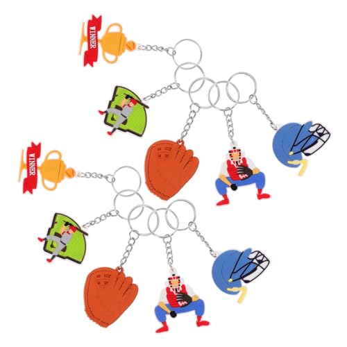 VANZACK 10 Stück Teiliges Baseball Schlüsselanhänger Dekorative Sport Schlüsselringe für Partys Taschenaccessoires und Softball Schlüsselanhänger für Kindergeburtstage und Sportliebhaber VANZACK 10 Stück Teiliges Baseball Schlüsselanhänger Dekorative Sport Schlüsselringe für Partys Taschenaccessoires und Softball Schlüsselanhänger für Kindergeburtstage und Sportliebhaber von VANZACK