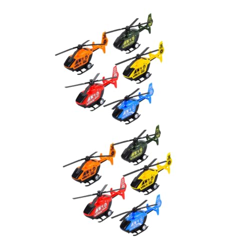 VANZACK 10 Stück Teiliges Flugzeug Realistische Leichte und Bunte Flugspielzeuge Fördert Hand Auge koordination Beobachtungs Vorstellungsvermögen für Outdoor spielspaß Zufällige Farbe von VANZACK