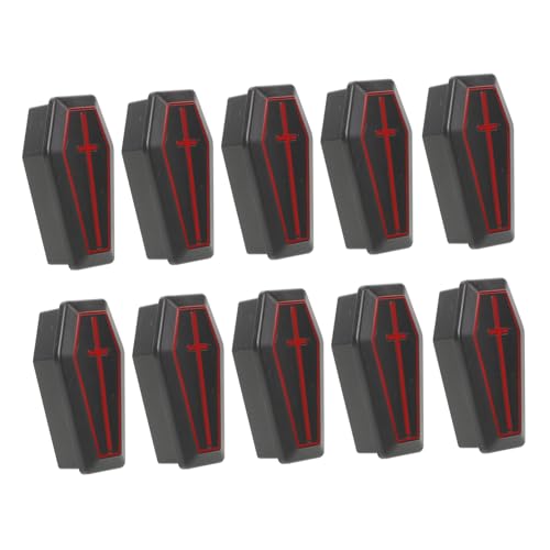 VANZACK 10 Stück Teiliges Halloween Mini sarg Deckel Realistische Miniatur Sargboxen Gruselige Deko und Streich Requisiten für Partyfavors Kneipen Karneval und Horror Partys VANZACK 10 Stück Teiliges Halloween Mini sarg Deckel Realistische Miniatur Sargboxen Gruselige Deko und Streich Requisiten für Partyfavors Kneipen Karneval und Horror Partys von VANZACK