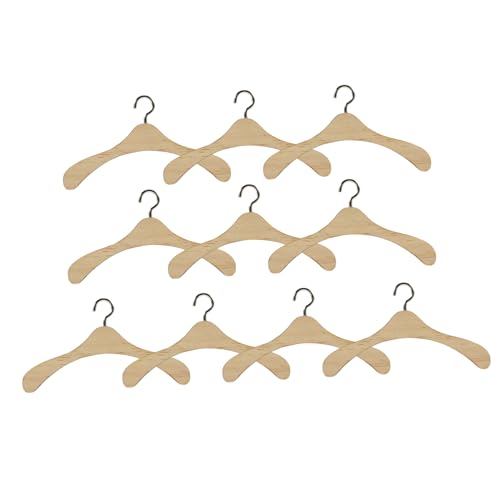 VANZACK 10 Stück Teiliges Kleine Puppenkleiderbügel aus Holz Realistische Hänger für Puppenkleidung Praktisches Garderobenständer Zubehör zur Ordentlichen Aufbewahrung und Präsentation VANZACK 10 Stück Teiliges Kleine Puppenkleiderbügel aus Holz Realistische Hänger für Puppenkleidung Praktisches Garderobenständer Zubehör zur Ordentlichen Aufbewahrung und Präsentation von VANZACK