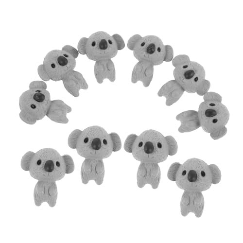 VANZACK 10 Stück Teiliges Mini Koala Schlüsselanhänger aus Robustem Resin Detailgetreue Kleine Tierfiguren Kreative DIY Anhänger für Schlüssel Taschen und Mini Garten Dekoration VANZACK 10 Stück Teiliges Mini Koala Schlüsselanhänger aus Robustem Resin Detailgetreue Kleine Tierfiguren Kreative DIY Anhänger für Schlüssel Taschen und Mini Garten Dekoration von VANZACK