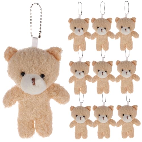 VANZACK 10 Stück Teiliges Mini Plüschbär Flauschige Kleine Bärenanhänger Vielseitig für Schlüssel Handtaschen Koffer DIY Deko Tragbar Weiche Kuscheltier Figuren Einfache Befestigung VANZACK 10 Stück Teiliges Mini Plüschbär Flauschige Kleine Bärenanhänger Vielseitig für Schlüssel Handtaschen Koffer DIY Deko Tragbar Weiche Kuscheltier Figuren Einfache Befestigung von VANZACK