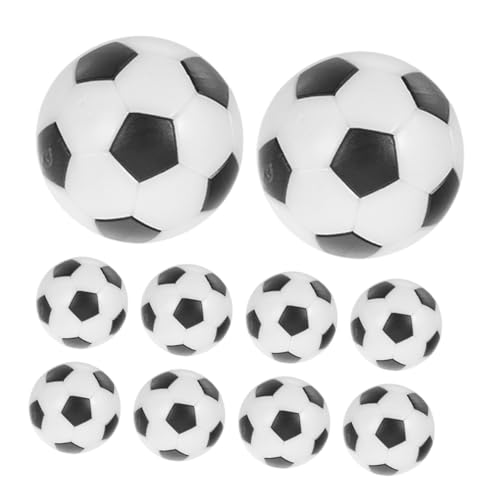 VANZACK 10 Stück Teiliges Mini-tischfußball Ersatzbälle Robuste Kunststoff Foosball Zubehör Passend für Heimspiele Partys und Schulsport für Freizeit und Wettkampf von VANZACK