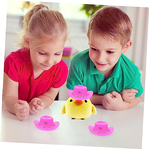 VANZACK 10 Stück Teiliges Miniatur Cowboyhüte aus Kleine Dekorative Hüte für Puppenhaus DIY Bastelbedarf Mini Hüte für Puppenkostüme und Partydekoration von VANZACK