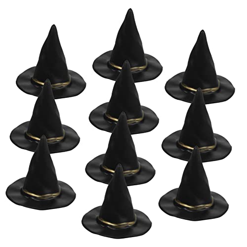 VANZACK 10 Stück Teiliges Miniatur Hexenhut für Puppenhaus Dekoration Halloween Basteln Niedliche Mini Hüte DIY Zubehör Miniaturhüte für Puppen VANZACK 10 Stück Teiliges Miniatur Hexenhut für Puppenhaus Dekoration Halloween Basteln Niedliche Mini Hüte DIY Zubehör Miniaturhüte für Puppen von VANZACK