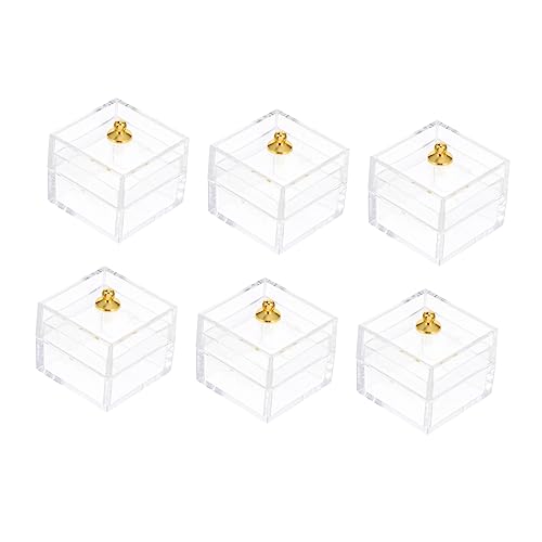 VANZACK 10 Stück Teiliges Miniatur Süßigkeiten Boxen Transparent Aufbewahrungskoffer für Puppenhaus Deko und Bastelarbeiten für DIY Projekte und Miniatur Szenen VANZACK 10 Stück Teiliges Miniatur Süßigkeiten Boxen Transparent Aufbewahrungskoffer für Puppenhaus Deko und Bastelarbeiten für DIY Projekte und Miniatur Szenen von VANZACK