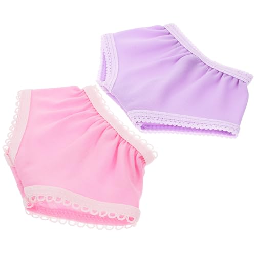 VANZACK 10 Stück Teiliges Puppenhöschen Set für Puppen Bunte Lace Unterwäsche für Puppenoutfits für Rollenspiele und Puppenzubehör von VANZACK