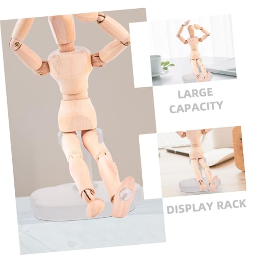 VANZACK 10 Stück Teiliges Puppenständer Kunststoff Hohe Vertikale Puppenhalter mit Stabilem Sockel Sicherer Stand für Puppen und Spielzeugfiguren Minimalistisches Design für Sichere VANZACK 10 Stück Teiliges Puppenständer Kunststoff Hohe Vertikale Puppenhalter mit Stabilem Sockel Sicherer Stand für Puppen und Spielzeugfiguren Minimalistisches Design für Sichere von VANZACK