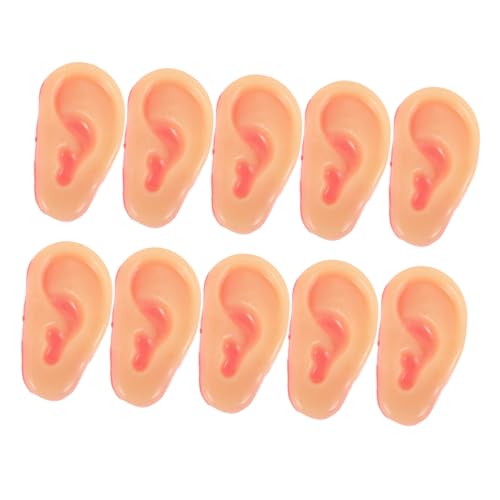 VANZACK 10 Stück Teiliges Realistische Flexible Simulationsohr-Modelle aus Weichem Material Vielseitige Fake Ear Props für Halloween Aprilscherz Karneval und Bühnenrequisiten VANZACK 10 Stück Teiliges Realistische Flexible Simulationsohr-Modelle aus Weichem Material Vielseitige Fake Ear Props für Halloween Aprilscherz Karneval und Bühnenrequisiten von VANZACK