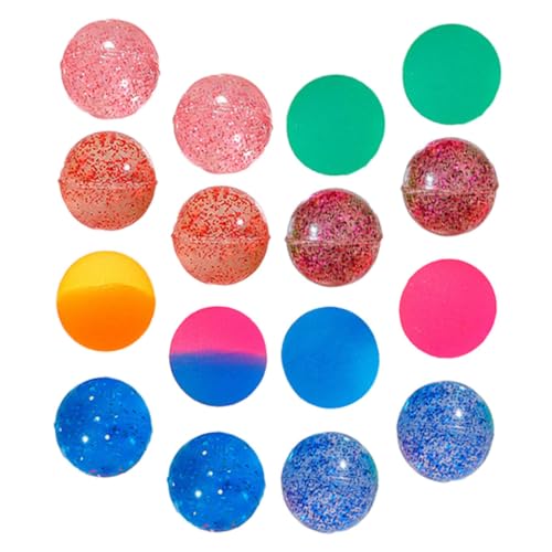 VANZACK 100 Stück Bunte Elastische Hüpfbälle Gummibälle Party Mitgebsel Spaß Bouncing Balls für Geburtstag und Gartenspielzeug Jungen Mädchen von VANZACK