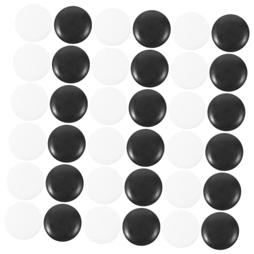 VANZACK 100 Stück Go Schachfiguren Robuste Bruchsichere Schachsteine aus Resin für Schule und Freizeit Durchmesser Schwarze und Weiße Steine VANZACK 100 Stück Go Schachfiguren Robuste Bruchsichere Schachsteine aus Resin für Schule und Freizeit Durchmesser Schwarze und Weiße Steine von VANZACK