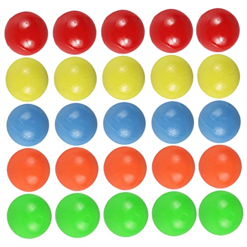 VANZACK 100 Stück Kleine Bunte Lernkugeln Durchmesser Robuste Mathematik Spielzeugkugeln für Farbige Zählhilfen Handliche Farbige Kugeln Koordination und Farbenverständnis von VANZACK