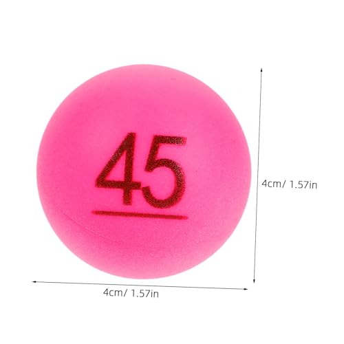 VANZACK 100 Stück Nummerierte Bingo Bälle Kunststoff Pingpong Kugeln für Raffle Spiele Wiederverwendbar Leicht zu Greifen mit Sichtbaren Zahlen für Party und Veranstaltung VANZACK 100 Stück Nummerierte Bingo Bälle Kunststoff Pingpong Kugeln für Raffle Spiele Wiederverwendbar Leicht zu Greifen mit Sichtbaren Zahlen für Party und Veranstaltung von VANZACK