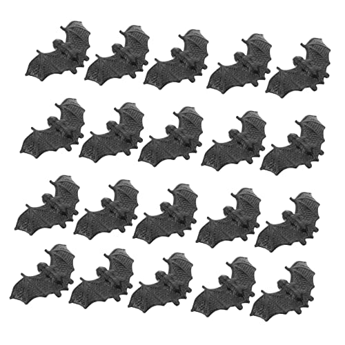 VANZACK 100 Stück Teiliges Halloween Fledermaus Deko Abriebfeste Mini Fledermaus Schwarze Kurze Niedliche Halloween Party Accessoires Vielseitig für Innen und Außendekoration von VANZACK