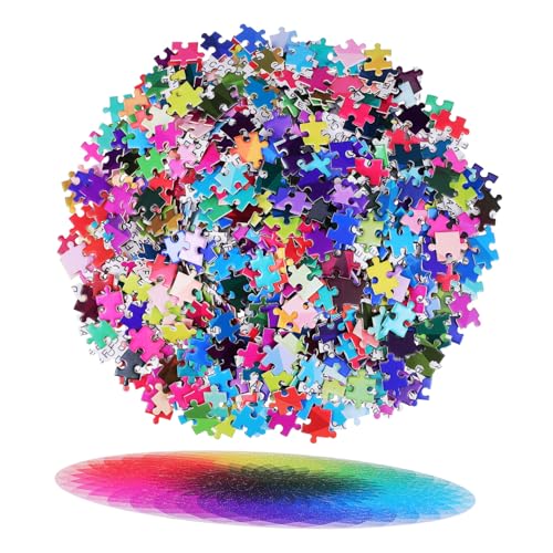 VANZACK 1000 Stück Teiliges Regenbogen Puzzle für Erwachsene Anspruchsvolles Farbverlauf Jigsaw mit Einzigartigem Farbwechsel Design Entspannendes Freizeitspiel Kreatives Dekoratives VANZACK 1000 Stück Teiliges Regenbogen Puzzle für Erwachsene Anspruchsvolles Farbverlauf Jigsaw mit Einzigartigem Farbwechsel Design Entspannendes Freizeitspiel Kreatives Dekoratives von VANZACK