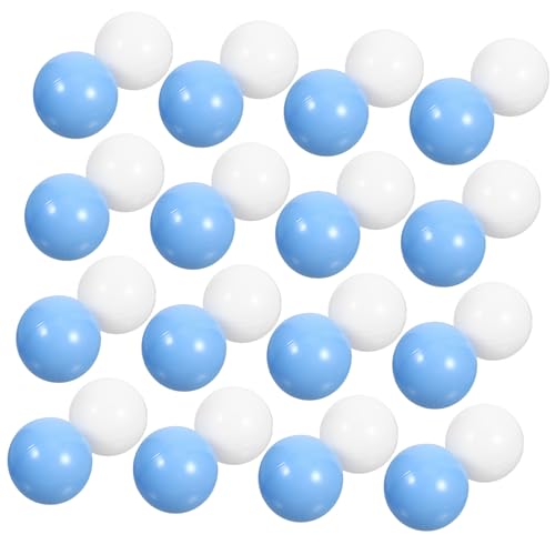 VANZACK 100Stücke Runde Spielbälle Aus Plastik Ocean Balls Für Spielhäuser Spielzelte Spielplätze Und Partys Für Pools Und Dekoration Und Geruchlos von VANZACK