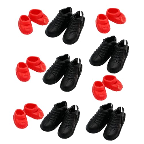 VANZACK 10Paare Puppenhaus Schuhe Und Simulierte Modelle Für Puppen Und Landschaften Dekorative Requisiten Für Miniaturwelten von VANZACK