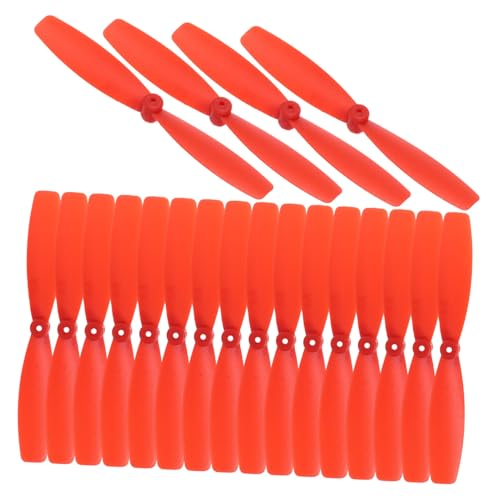 VANZACK 10Paare Selbst Zusammenbaubarer Kunststoff Propeller Für Rc Flugzeuge Rote Blättrige Propeller Teile Zubehör Für Flugzeugmodelle Und DIY Projekte von VANZACK