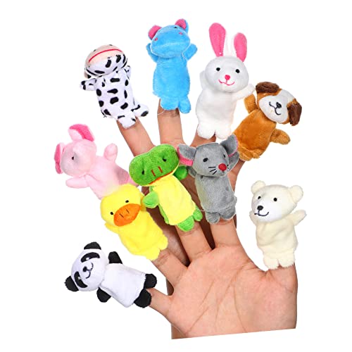 VANZACK 10Stücke Fingerpuppen aus Plüsch Süßes und Flexibles Puppenspielzeug für Kindergarten und Zuhause Kreative Spielzeiten und Sensorische Entwicklung VANZACK 10Stücke Fingerpuppen aus Plüsch Süßes und Flexibles Puppenspielzeug für Kindergarten und Zuhause Kreative Spielzeiten und Sensorische Entwicklung von VANZACK