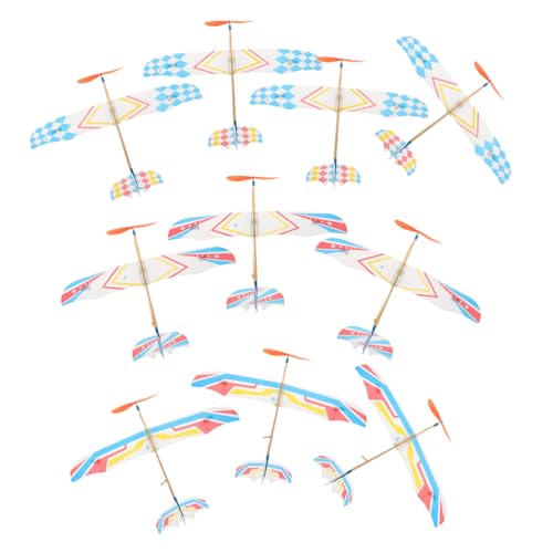 VANZACK Flugzeug-Set Zum Aufziehen Elastisches Flugzeug Pädagogisches Flugspielzeug Für Jungen Und Mädchen Zufälliger Stil von VANZACK