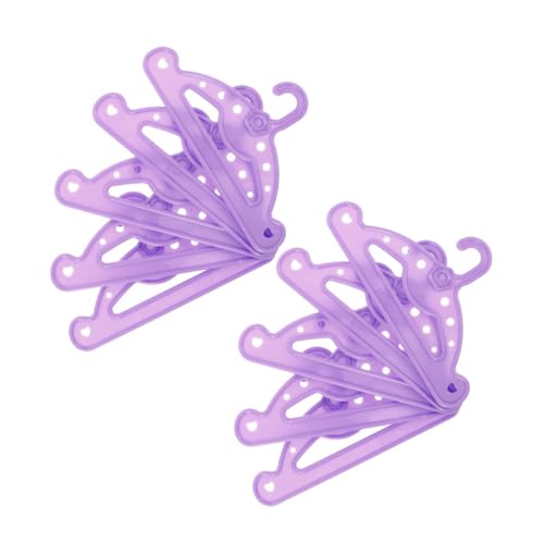 VANZACK 10Stücke Kleiderbügel Für Puppen Puppenkleiderbügel Organizer Für Puppenkleidung Für Puppenliebhaber Perfektes Puppenzubehör VANZACK 10Stücke Kleiderbügel Für Puppen Puppenkleiderbügel Organizer Für Puppenkleidung Für Puppenliebhaber Perfektes Puppenzubehör von VANZACK