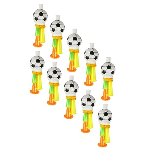 VANZACK Fußball Trompete 10 Stück für Fans Kunststoffhupe für Sportveranstaltungen Maker für Fußballspiele Jubelhorn für Kinder und Erwachsene für Partys und Cheerleading VANZACK Fußball Trompete 10 Stück für Fans Kunststoffhupe für Sportveranstaltungen Maker für Fußballspiele Jubelhorn für Kinder und Erwachsene für Partys und Cheerleading von VANZACK
