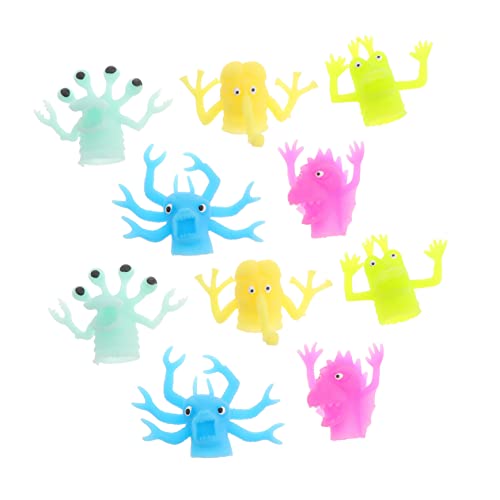VANZACK 10Stücke Leuchtende Fingerpuppen Für Furchtbare Monster Finger Rollenspiel Für Geschichtenerzählen Und Spiele Kleines Biestspielzeug VANZACK 10Stücke Leuchtende Fingerpuppen Für Furchtbare Monster Finger Rollenspiel Für Geschichtenerzählen Und Spiele Kleines Biestspielzeug von VANZACK