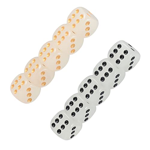 VANZACK 10Stücke Leuchtende im Dunkeln Luminous Dice für Brettspiele und Partybedarf für Kreative Spieleabende und Besondere Anlässe von VANZACK