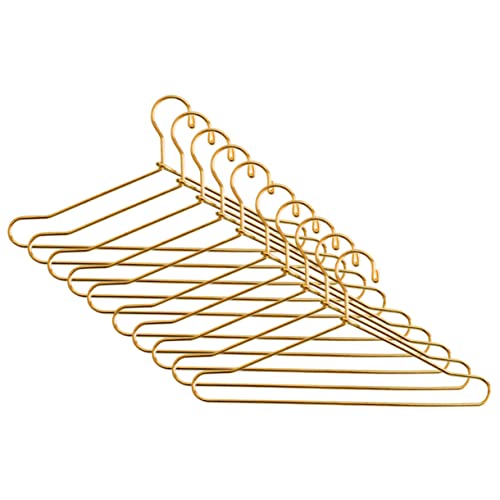VANZACK 10Stücke Metall Puppenkleiderbügel Kleiderbügel Für Puppenkleidung Goldene Hänger Für Puppenmode Und Aufbewahrung Für Puppenhaus Zubehör VANZACK 10Stücke Metall Puppenkleiderbügel Kleiderbügel Für Puppenkleidung Goldene Hänger Für Puppenmode Und Aufbewahrung Für Puppenhaus Zubehör von VANZACK