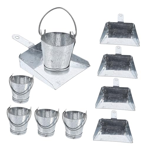 VANZACK 10Stücke Metalleimer Und Staubpanen Für Puppenhaus Dekoration Künstliche Eimer Und Staubpanne Zubehör Für Fotografie Und Bastelprojekte VANZACK 10Stücke Metalleimer Und Staubpanen Für Puppenhaus Dekoration Künstliche Eimer Und Staubpanne Zubehör Für Fotografie Und Bastelprojekte von VANZACK