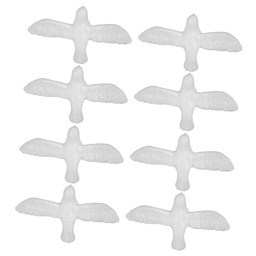 VANZACK 10Stücke Mini Künstliche Weiße Tauben Modelle Realistische Dekoration Für Puppenhäuser Vogel Deko Figuren Für Kreative Gestaltung VANZACK 10Stücke Mini Künstliche Weiße Tauben Modelle Realistische Dekoration Für Puppenhäuser Vogel Deko Figuren Für Kreative Gestaltung von VANZACK